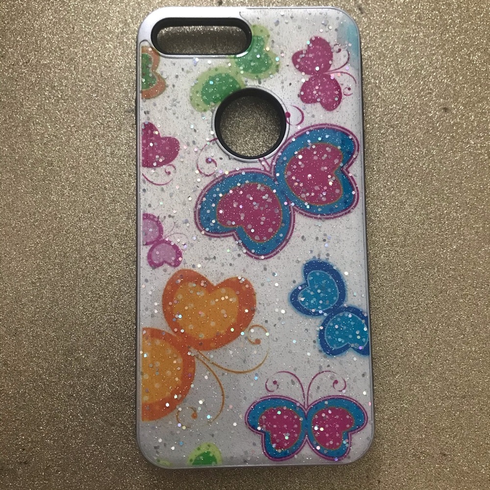 Glitter Butterflies Case for iPhone 7 Plus 🦋✨